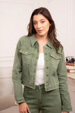 Vivid - Denim jacket color: Khaki / 2XL