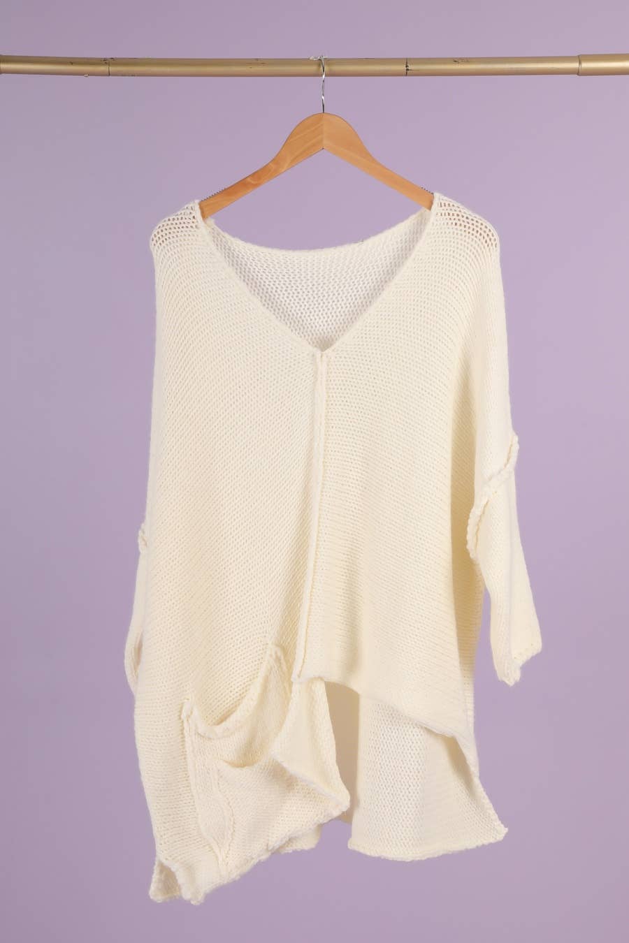 la maison des fibres naturelles - 60681ALPAGA sweater made in Italy: WHITE