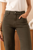 Vivid - Basic wide-leg jeans color: Light khaki / XL