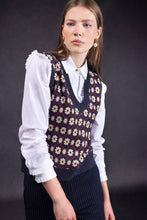 Afbeelding in Gallery-weergave laden, Lanidor - Jacquard knit vest        (438634-47)
