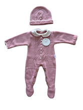 Afbeelding in Gallery-weergave laden, Cotton Socks - CT108 TRICOT JUMPSUIT SET W/ HAT AUTUMN/WINTER: Crude/Sand / 1/3 Months
