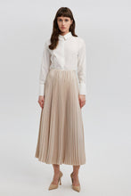 Afbeelding in Gallery-weergave laden, Touché - PLEATED SKIRT: Beige / Standart
