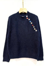 Afbeelding in Gallery-weergave laden, Version féminin So Twice - Sweater reference 18339, one size 36/42: Navy / Frenchman / One size
