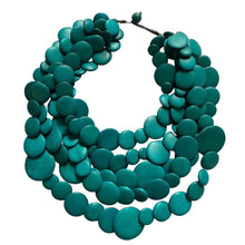 Afbeelding in Gallery-weergave laden, Bijondo - Guinea wooden light necklace: Naked
