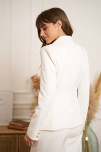 Afbeelding in Gallery-weergave laden, Attentif Paris - Fitted double-breasted blazer
