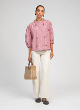 Afbeelding in Gallery-weergave laden, An'ge - SAYONNE striped BLOUSE: M
