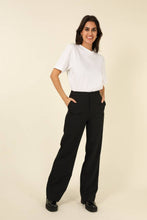 Afbeelding in Gallery-weergave laden, Attentif Paris - Wide high waist pants: Mole / Sx1 Mx1 Lx1 XLx1
