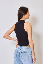 Afbeelding in Gallery-weergave laden, EASY MODE - Knitted tank top - 8076: Black / One size
