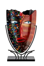 Afbeelding in Gallery-weergave laden, Gilde Handwerk Macrander GmbH &amp; Co. KG - Glass type deco vase face
