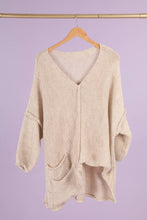 Afbeelding in Gallery-weergave laden, la maison des fibres naturelles - 60681ALPAGA sweater made in Italy: Beige
