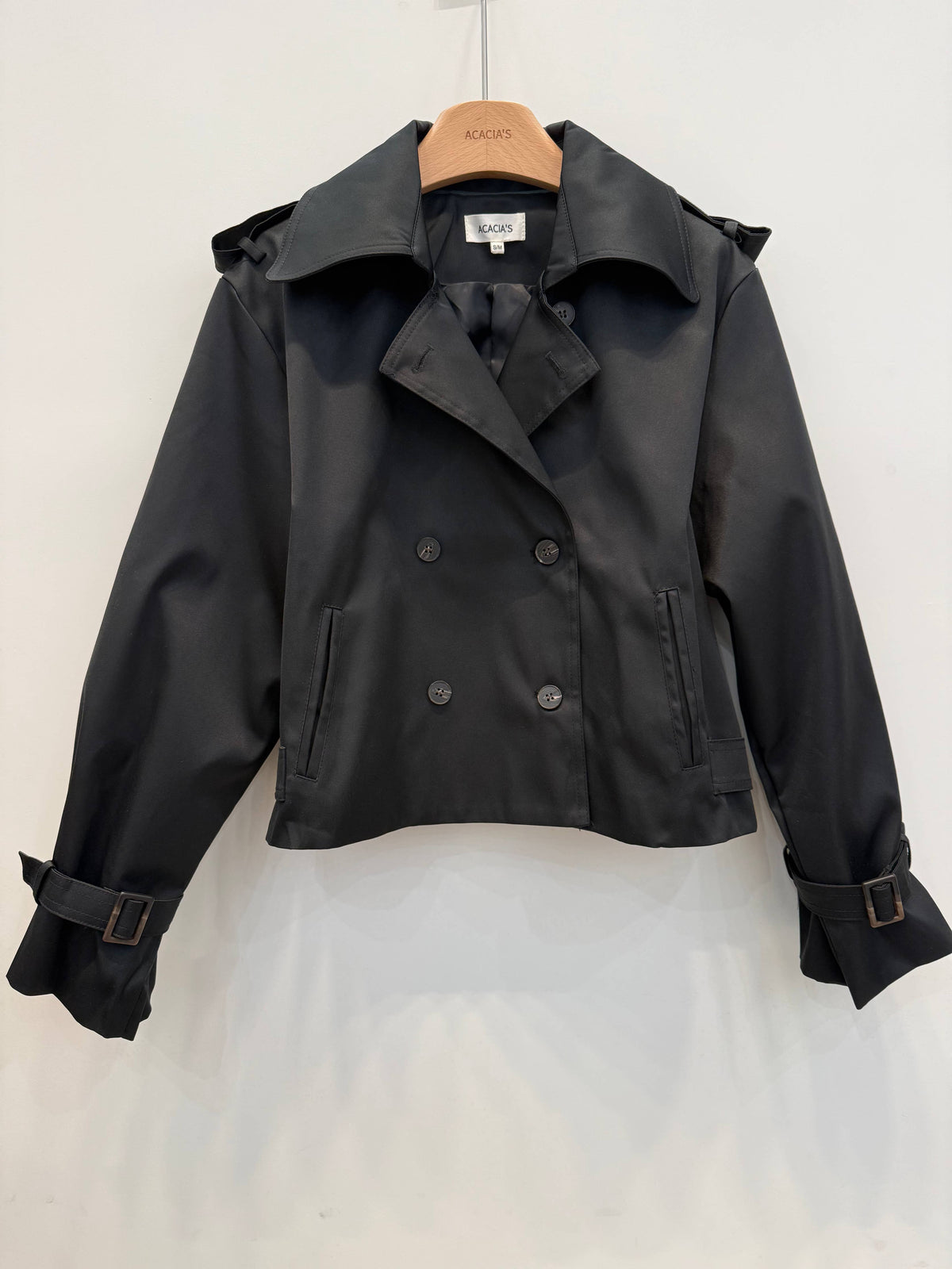 Acacia Paris - Fluid jacket with a modern cut - 447: Beige
