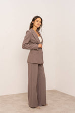 Afbeelding in Gallery-weergave laden, Attentif Paris - [Aura] Women&#39;s fitted blazer: Brown / Sx1 Mx1 Lx1 XLx1
