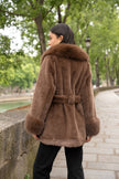 CHOKLATE PARIS - Faux fur coat with large collar - Y171