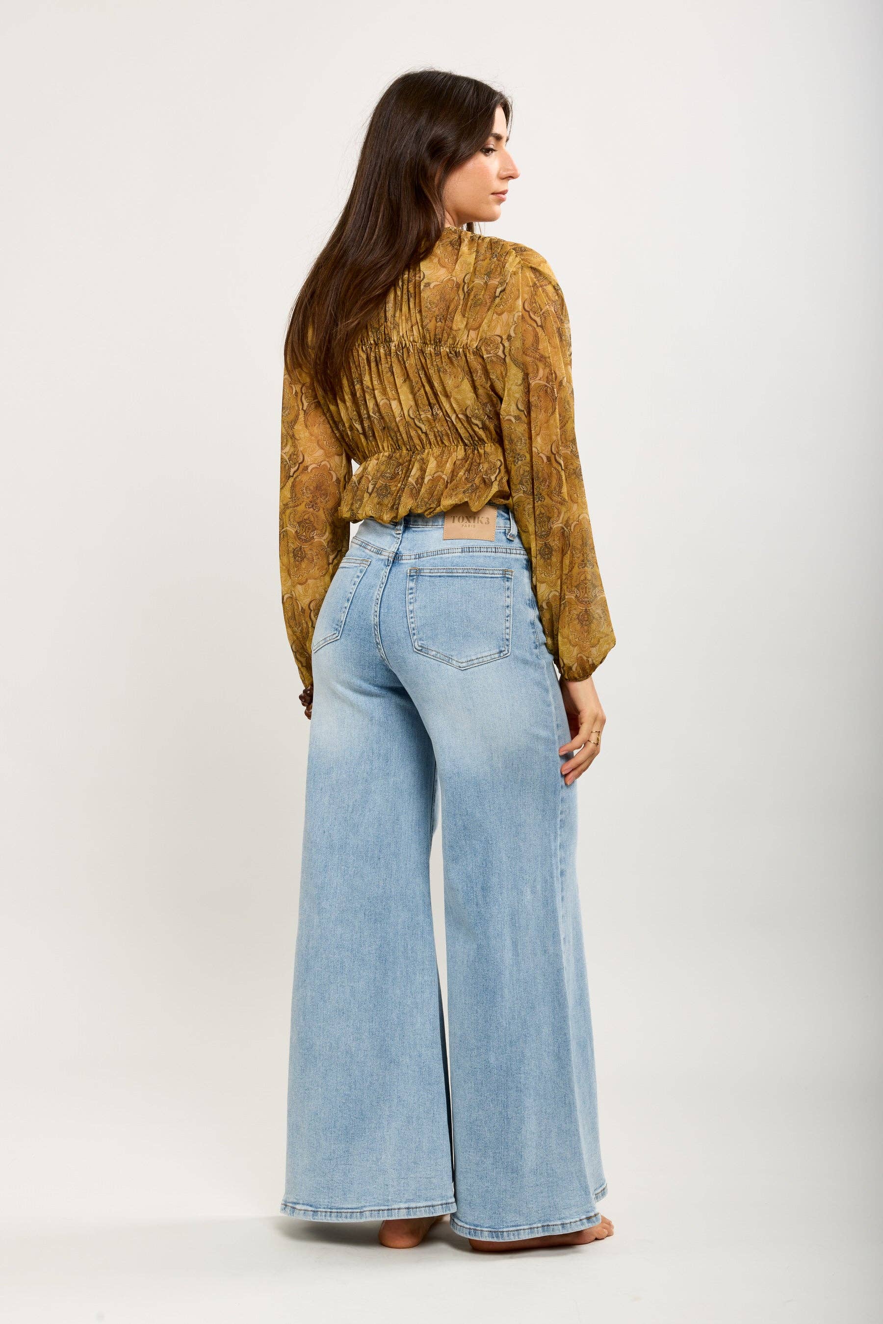 Toxik3 - Toxik3 pantalon extra-wide en jean stretch bleu jean: Bleu jean / 40