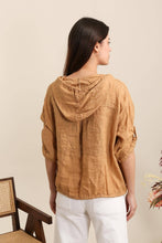 Afbeelding in Gallery-weergave laden, linen zip-up jacket with hood
