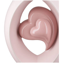 Afbeelding in Gallery-weergave laden, Gilde Handwerk Macrander GmbH &amp; Co. KG - Oval heart vase pink H. 20 cm, PU 2: Wasserdicht / Rosa / Keramik
