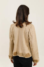 Afbeelding in Gallery-weergave laden, CHOKLATE PARIS - Suede leather &amp; faux fur coat - 89A123: Choco / 1S-2M-2L-1XL
