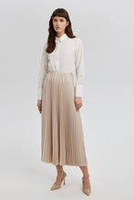 Afbeelding in Gallery-weergave laden, Touché - PLEATED SKIRT: Beige / Standart
