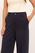 Afbeelding in Gallery-weergave laden, Attentif Paris - [Aura] Wide high-waisted tailored long pants: Brown / Sx1 Mx1 Lx1 XLx1
