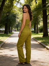 Afbeelding in Gallery-weergave laden, LÉA &amp; LUC - 100% linen trousers REF. 30132: Beige / Unique
