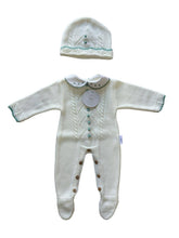 Afbeelding in Gallery-weergave laden, Cotton Socks - CT108 TRICOT JUMPSUIT SET W/ HAT AUTUMN/WINTER: Crude/Sand / 1/3 Months
