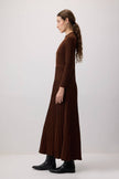 Touché Privé EU - KNITWEAR DRESS: Brown / Standart