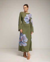 Afbeelding in Gallery-weergave laden, Tantra - Long floral dress: Navy / YOUR
