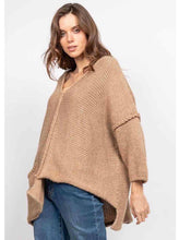 Afbeelding in Gallery-weergave laden, la maison des fibres naturelles - 60681ALPAGA sweater made in Italy: Beige
