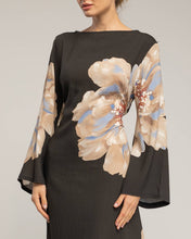 Afbeelding in Gallery-weergave laden, Tantra - Long floral dress: Navy / YOUR
