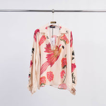 Afbeelding in Gallery-weergave laden, Cecile Wang - Patterned satin viscose tunic
