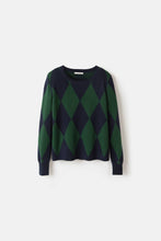 Afbeelding in Gallery-weergave laden, Lanidor - Argyle knit sweater        (437317-47): L
