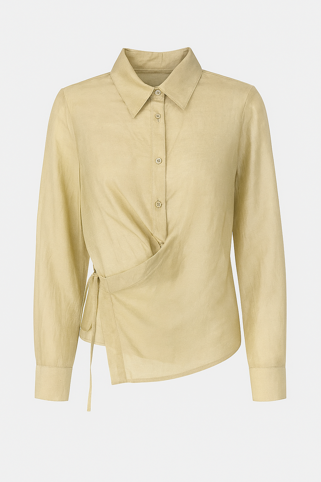 An'ge - AIMA beige SHIRT: M