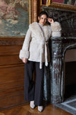 CHOKLATE PARIS - Faux fur coat with large collar - Y171