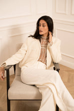 Afbeelding in Gallery-weergave laden, CHOKLATE PARIS - Tweed blazer jacket - CK08562: Ecru / 1S-1M-1L
