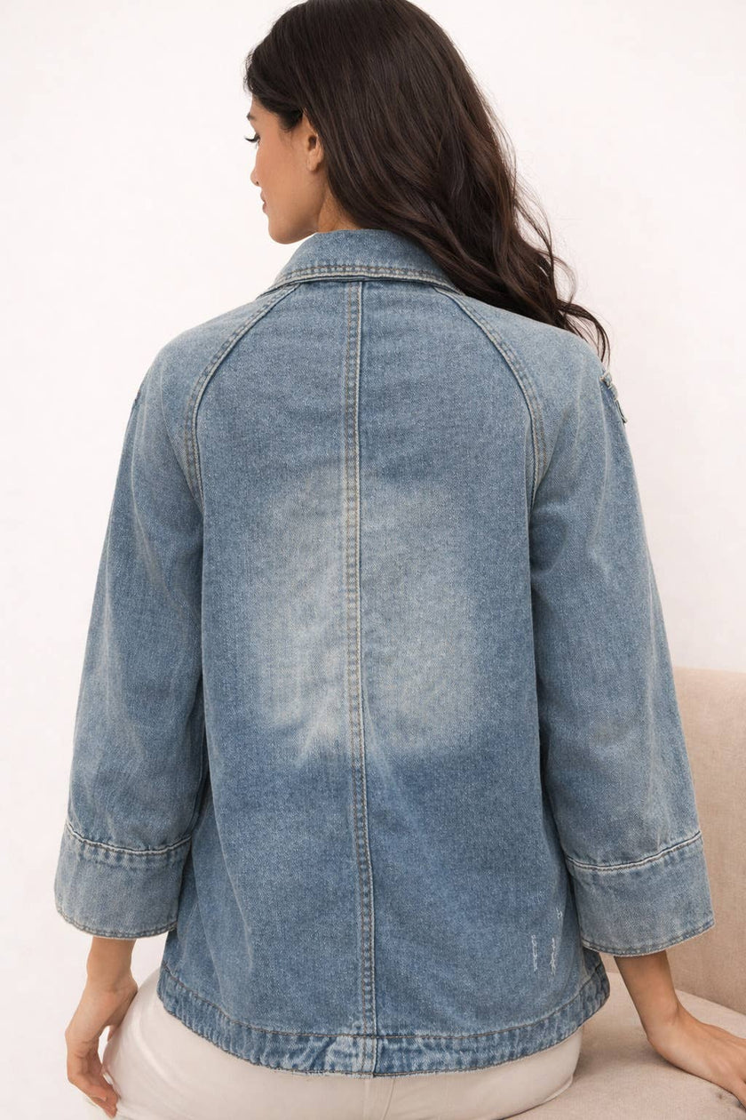 Acacia Paris - Spijkerjack met knopen URBAN CHIC - 444