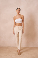 Afbeelding in Gallery-weergave laden, Attentif Paris - [Timeless] High-waisted cigarette pants: Yellow / Sx1 Mx1 Lx1 XLx1
