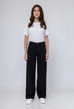 Vivid - Basic wide-leg jeans color: Light khaki / M