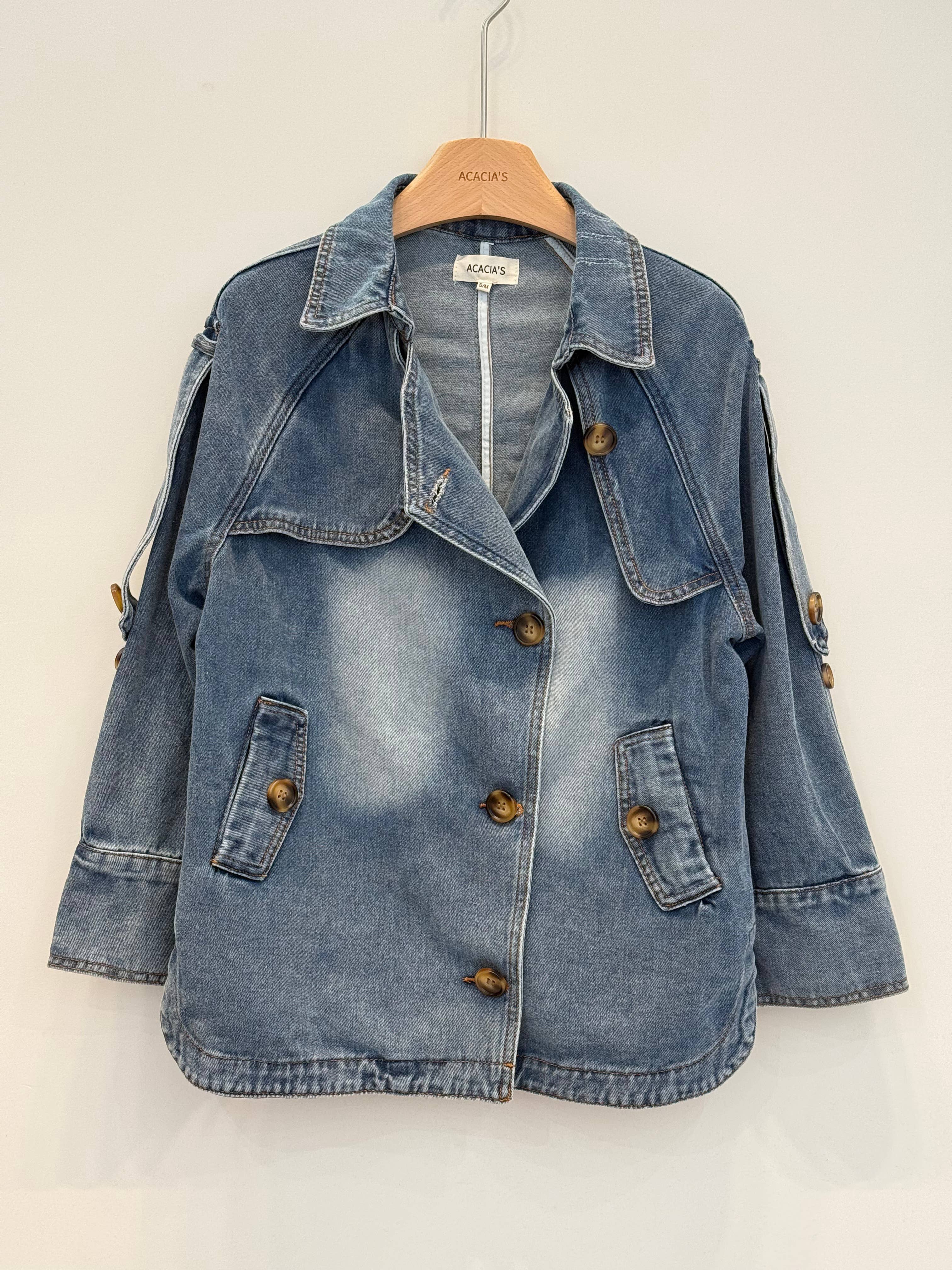 Acacia Paris - Spijkerjack met knopen URBAN CHIC - 444
