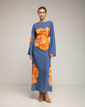 Afbeelding in Gallery-weergave laden, Tantra - Long floral dress: Navy / YOUR
