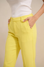 Afbeelding in Gallery-weergave laden, Attentif Paris - [Timeless] High-waisted cigarette pants: Yellow / Sx1 Mx1 Lx1 XLx1
