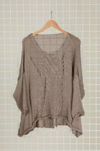 Afbeelding in Gallery-weergave laden, la maison des fibres naturelles - 60678 100% cotton sweater made in Italy: Khaki
