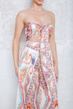 Afbeelding in Gallery-weergave laden, Her Bottari - SET_Convertible Scarf crop top and Wide pants set: ECRU
