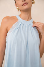 Afbeelding in Gallery-weergave laden, Attentif Paris - Top with bow neckline containing linen: White / Sx1 Mx1 Lx1
