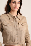 Vivid - Denim jacket color: Khaki / 2XL