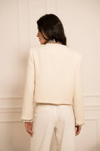 Afbeelding in Gallery-weergave laden, CHOKLATE PARIS - Tweed blazer jacket - CK08562: Ecru / 1S-1M-1L
