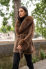 CHOKLATE PARIS - Faux fur coat with large collar - Y171