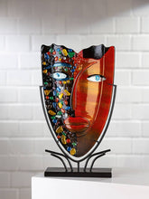 Afbeelding in Gallery-weergave laden, Gilde Handwerk Macrander GmbH &amp; Co. KG - Glass type deco vase face
