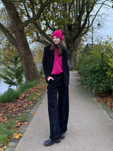 Afbeelding in Gallery-weergave laden, NOELINE - Wide-leg corduroy pants 59164: Bordeaux
