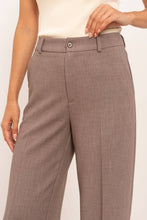 Afbeelding in Gallery-weergave laden, Attentif Paris - [Aura] Wide high-waisted tailored long pants: Brown / Sx1 Mx1 Lx1 XLx1
