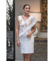 Káhyra - KAHYRA WHITE EMBROIDERED ROSEMARY DRESS: WHITE REF.: 000047 / M